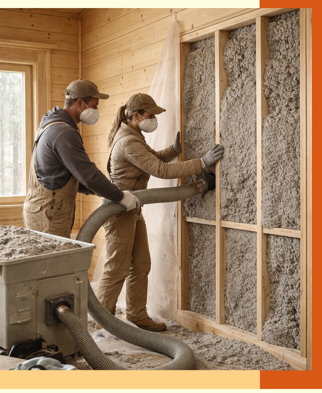 Утепление дачного дома эковатой в донском от 1469 руб./м2 — комплексно, ТепломастерДнс