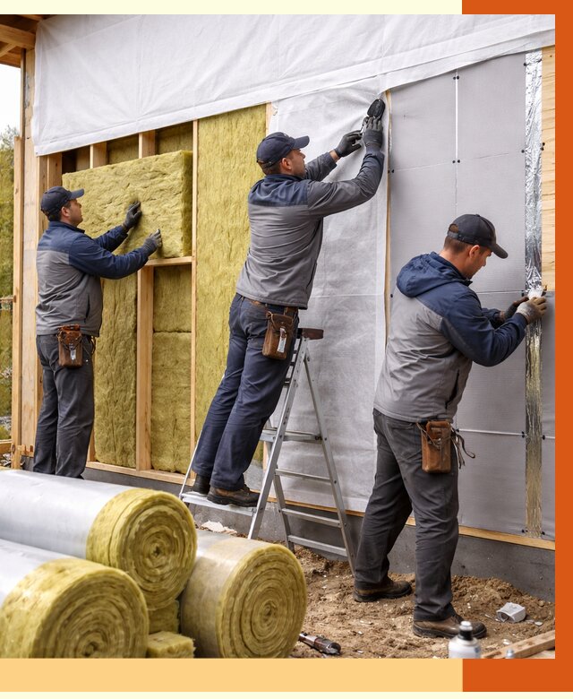 Утепление каркасного дома в донском от 4255 руб./м2 — профессионально | ТепломастерДнс