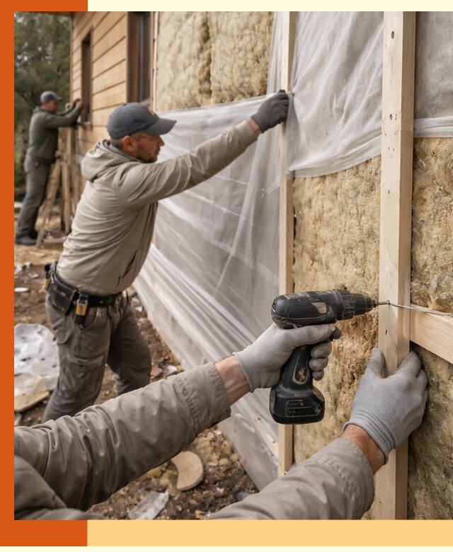 Утепление дома из бруса в донском качественно и долговечно