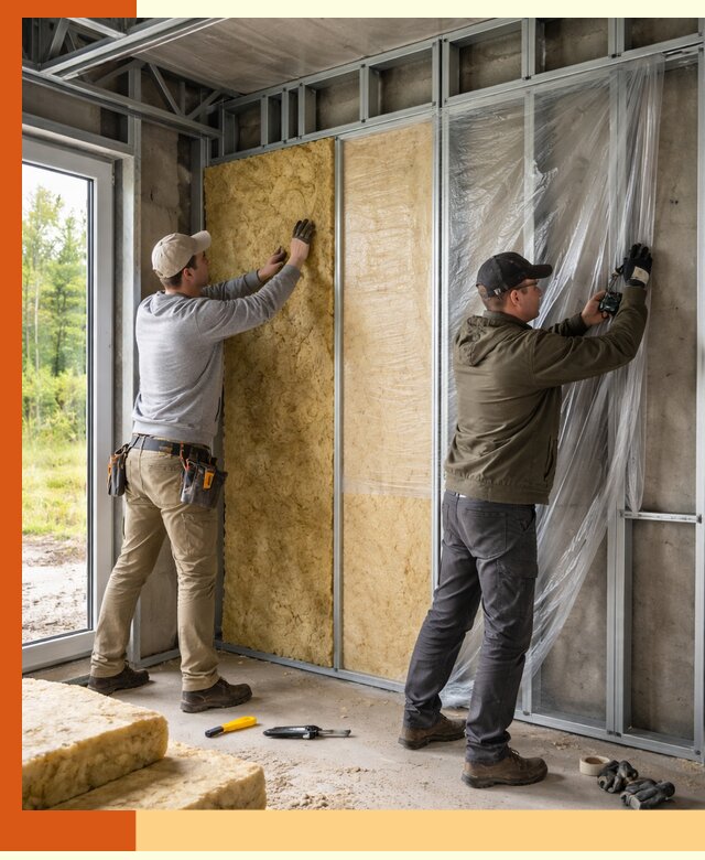 Утепление дома из ЛСТК в донском с гарантией качества и эффективности