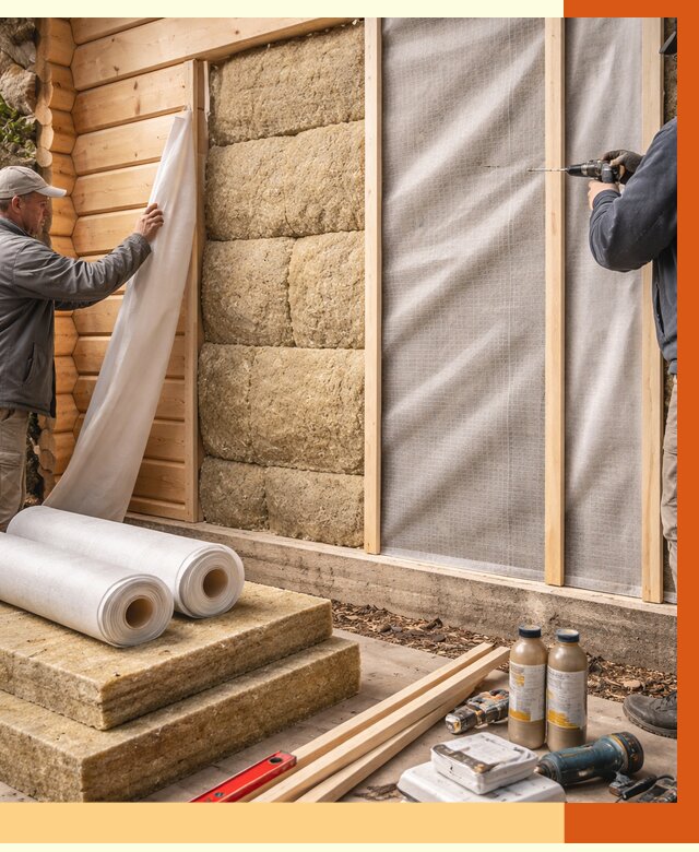 Утепление дома из минибруса в донском от 4559 руб/м2 — заказать профессионально | ТепломастерДнс