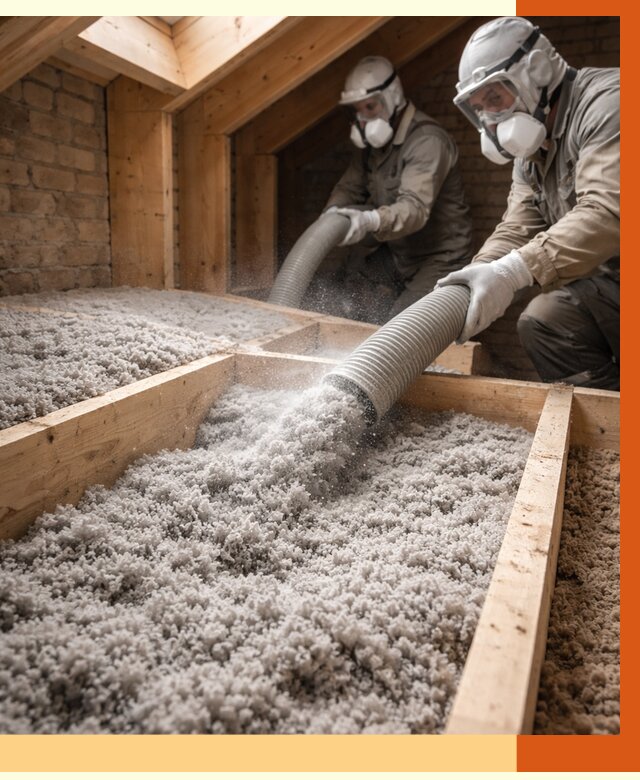 Утепление коттеджа эковатой в донском от 2533 руб./м² — комплексная задувка и монтаж | ТепломастерДнс