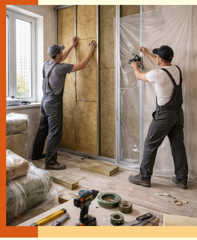 Утепление квартиры изнутри профессионально в донском