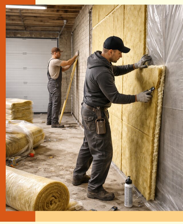 Утепление гаража под ключ в донском — все виды теплоизоляции