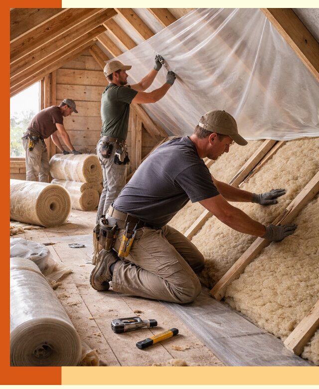 Утепление крыши изнутри в донском: профессионально и надежно