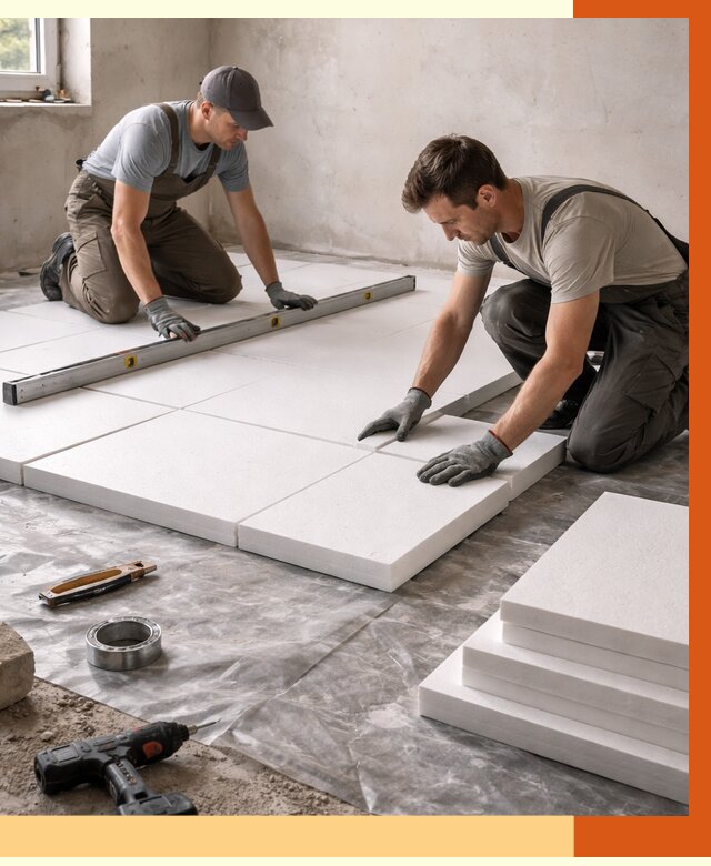 Утепление бетонного пола в донском от 2533 руб/м2 — монтаж и цена | ТепломастерДнс