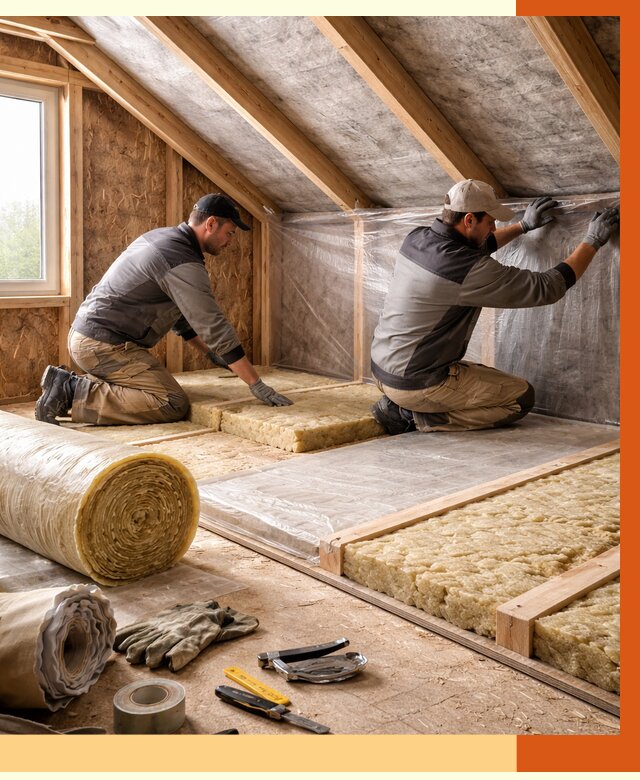 Утепление чердака в донском от 7599 руб/м² — теплоизоляция и комплексное утепление под ключ | ТепломастерДнс