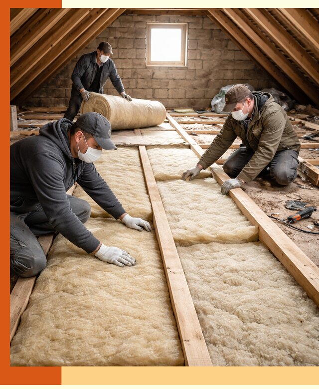 Утепление чердака в донском — профессиональная теплоизоляция кровли