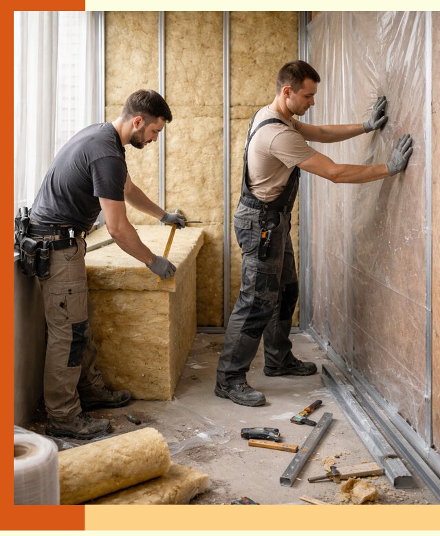 Профессиональное утепление лоджии в донском эффективно и надежно