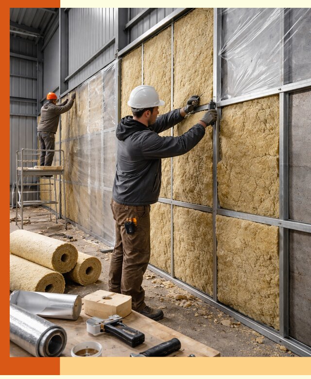 Утепление ангара в донском — профессиональная теплоизоляция помещений