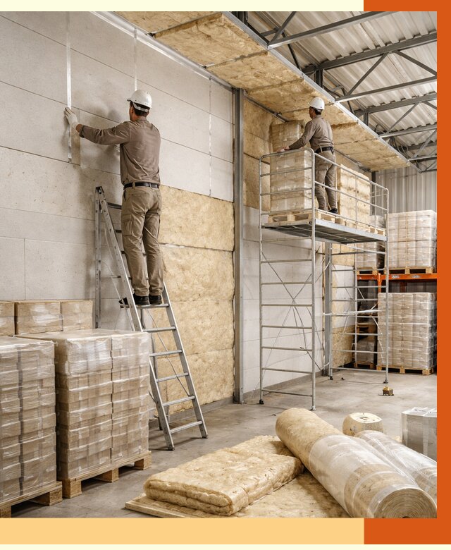 Утепление склада готовой продукции в донском от 1976 руб./м2 — комплексно | ТепломастерДнс