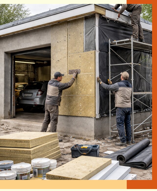 Утепление автосервиса в донском ппу, пеноизоляция, от 14691 руб/м2 — ТепломастерДнс