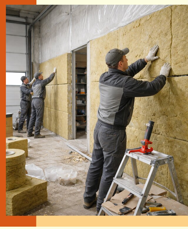 Утепление автосервиса и мастерских в донском качественно и надёжно