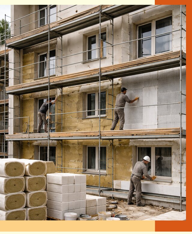 Утепление гостиницы в донском от 7295 руб./м2 — комплексно, ППУ, под ключ | ТепломастерДнс