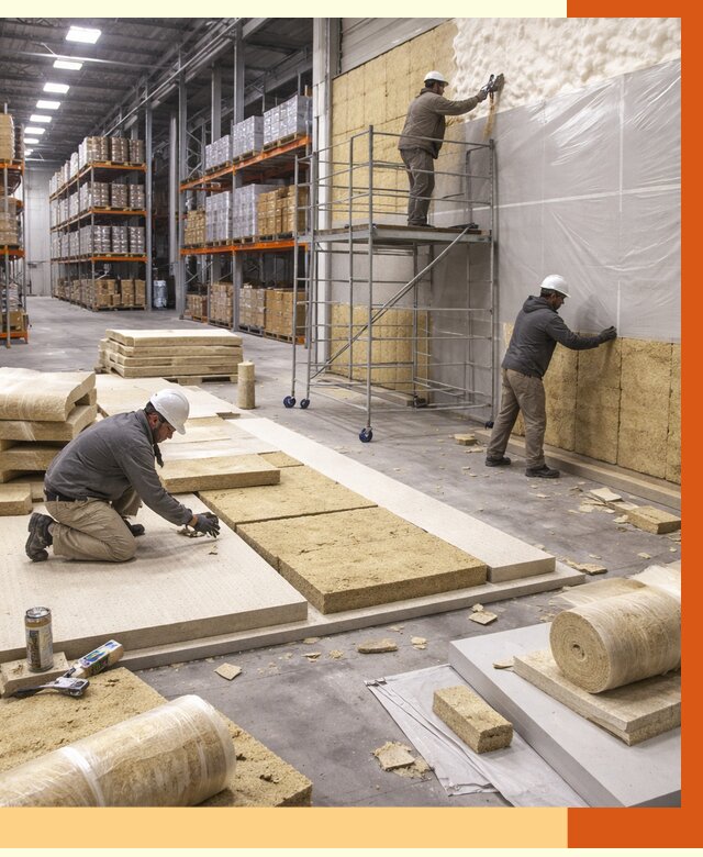 Утепление складского терминала в донском от 7599 руб./м² под ключ | ТепломастерДнс