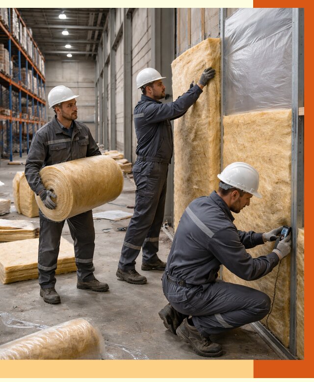 Утепление логистического центра в донском от 4559 руб/м² под ключ | ТепломастерДнс