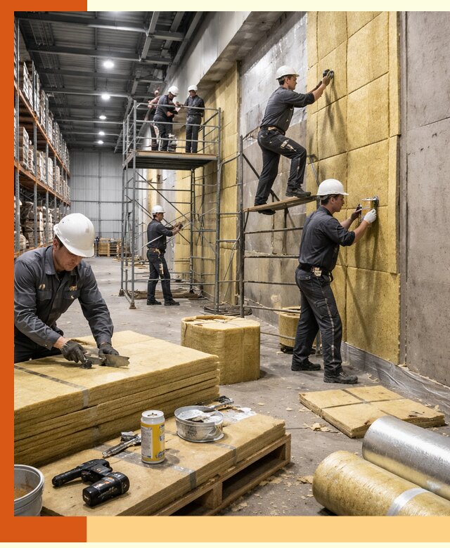 Утепление логистического центра в донском качественно и экономично