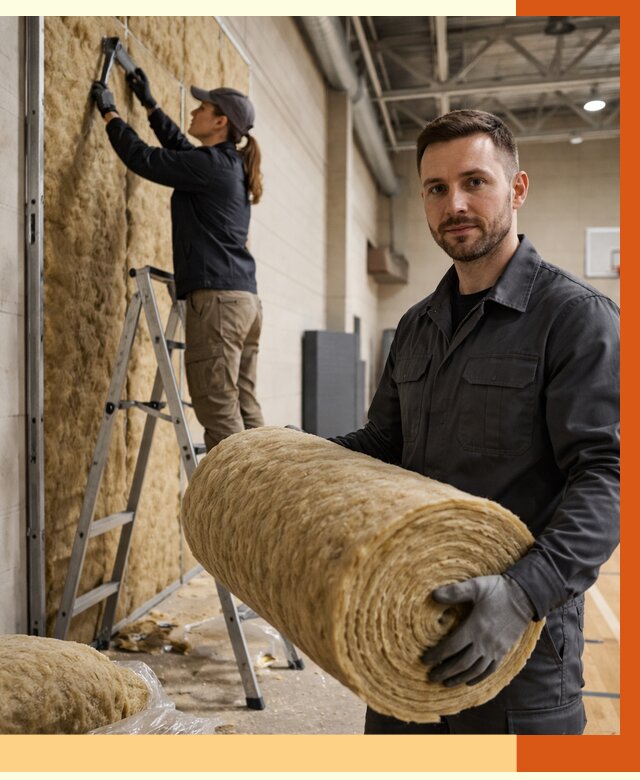 Утепление спортзала в донском от 7599 руб/м2 — комплексное утепление под ключ | ТепломастерДнс