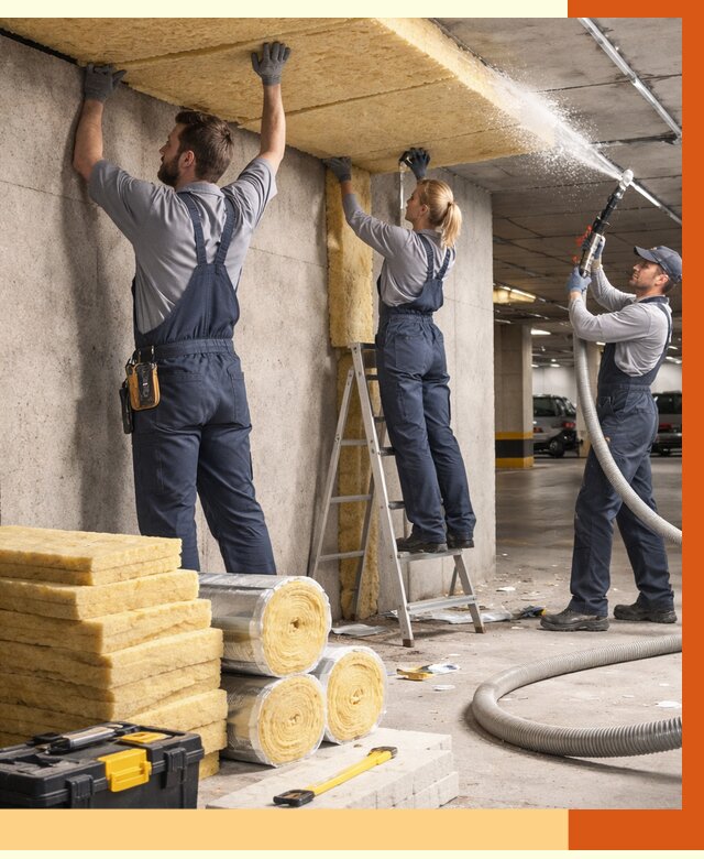 Утепление паркинга в донском от 6890 руб./м2 — работы под ключ | ТепломастерДнс