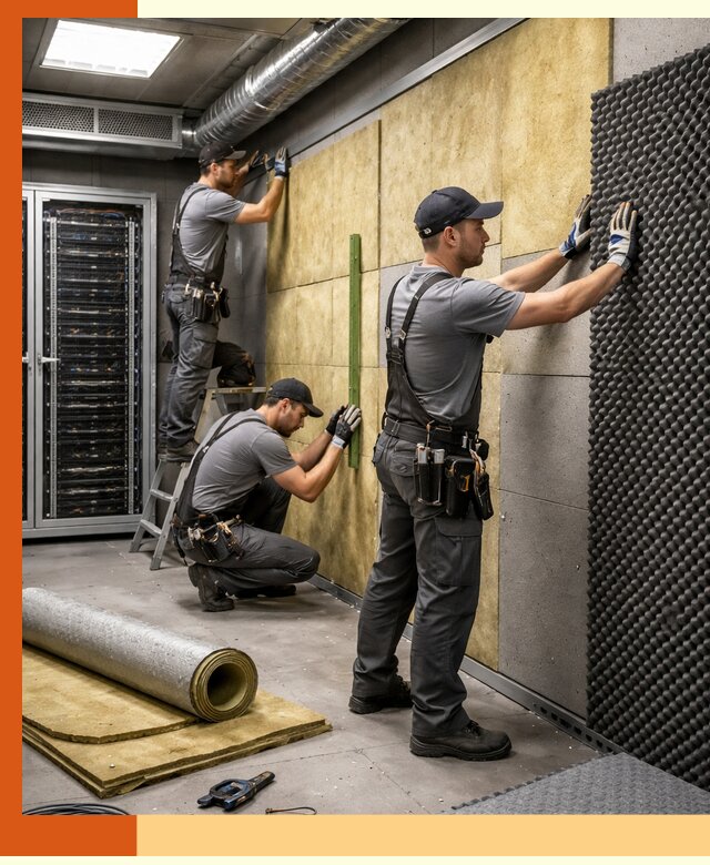 Утепление серверной комнаты профессионально в донском