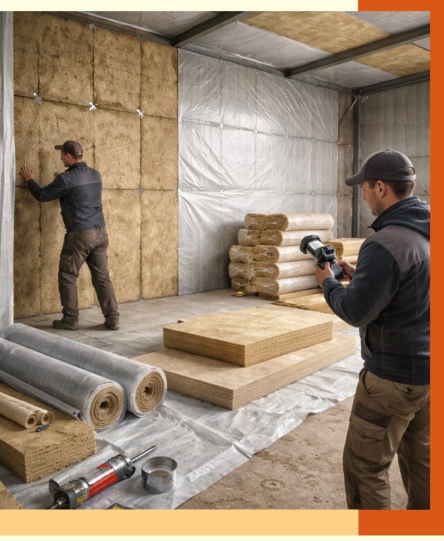 Утепление теплого склада в донском под ключ от 11652 руб/м² | ТепломастерДнс