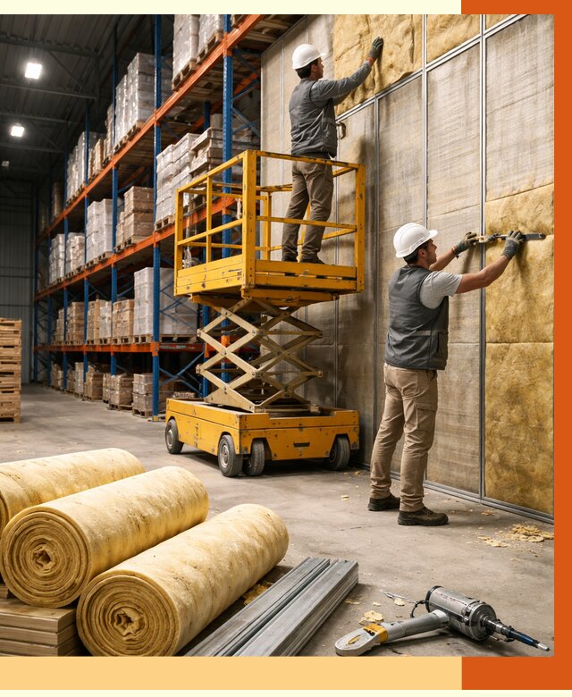 Утепление торгового склада в донском от 3242 руб/м2 — комплексно и под ключ | ТепломастерДнс