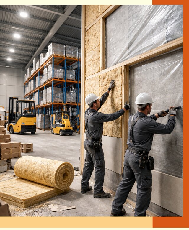 Утепление склада с техникой в донском от 4255 руб./м2 — комплексно под ключ | ТепломастерДнс