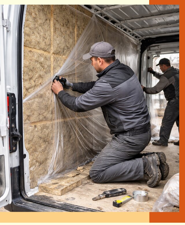 Утепление фургона в донском от 16718 руб/м2 — утепление фургона ППУ и кузова | ТепломастерДнс