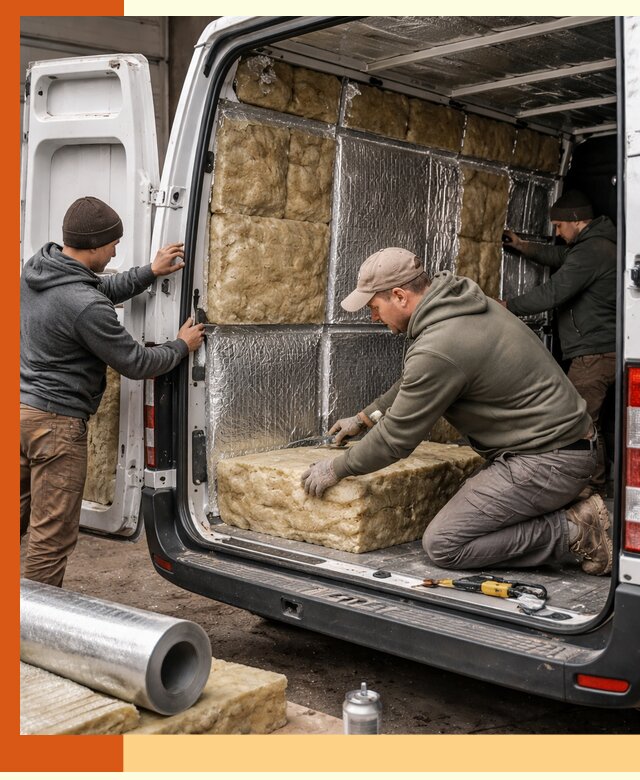 Утепление фургона в донском: профессиональная теплоизоляция и шумоизоляция