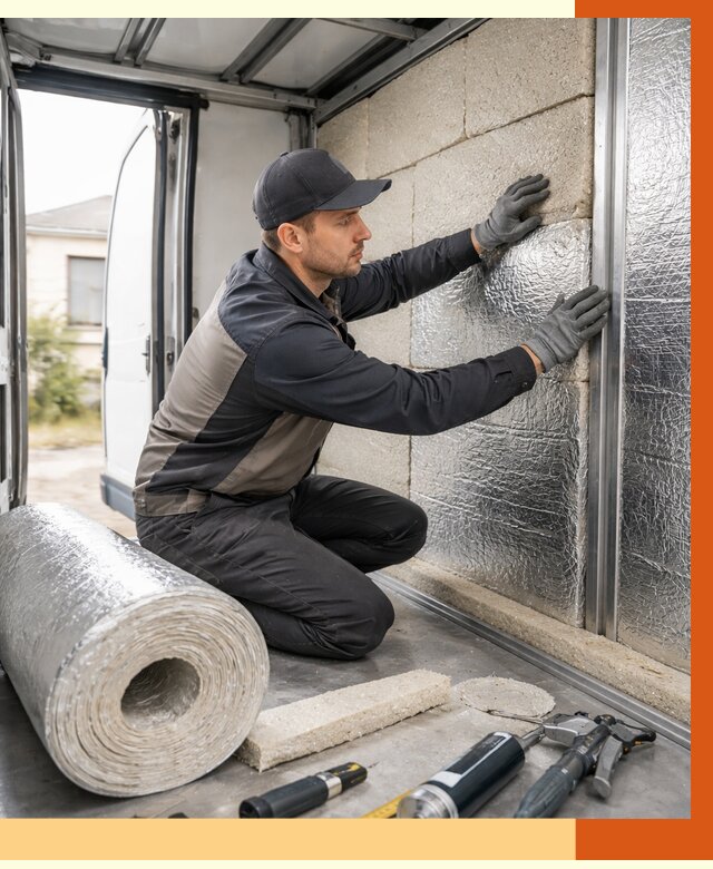 Утепление фургона рефрижератора в донском от 12665 руб./м² под ключ | ТепломастерДнс