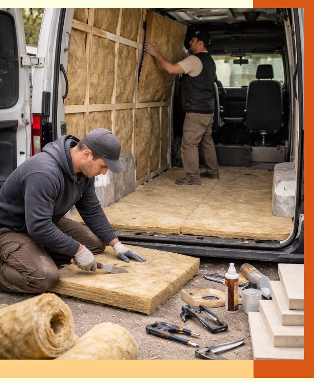 Утепление кемпера в донском под ключ от 12158 руб. — профессионально | ТепломастерДнс