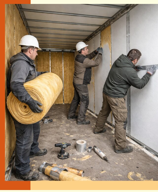 Утепление рефрижераторного контейнера в донском профессионально и надежно