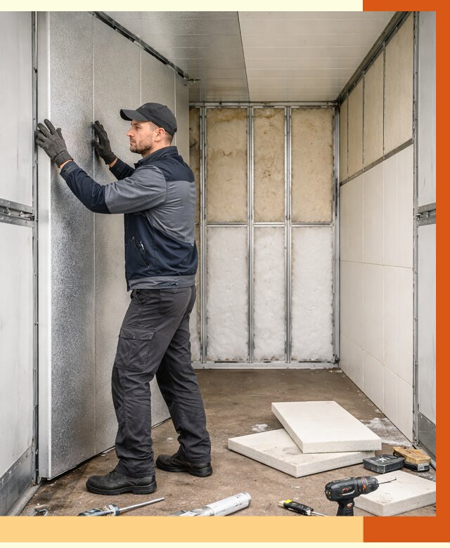 Утепление холодильного кузова в донском от 13678 руб. под ключ | ТепломастерДнс