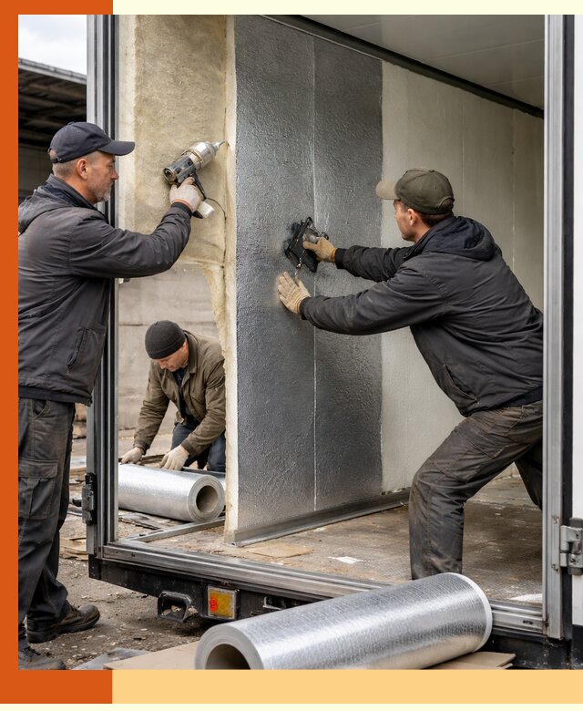 Утепление холодильного кузова в донском — монтаж и теплоизоляция