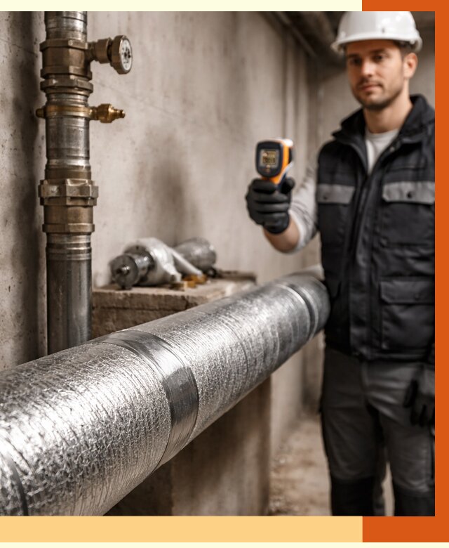 Утепление труб водоснабжения в донском от 8612 руб. за м² — услуги ТепломастерДнс