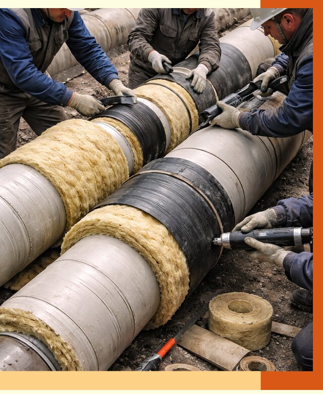 Утепление трубопровода в донском под ключ от 1874 руб. — надежно и выгодно | ТепломастерДнс