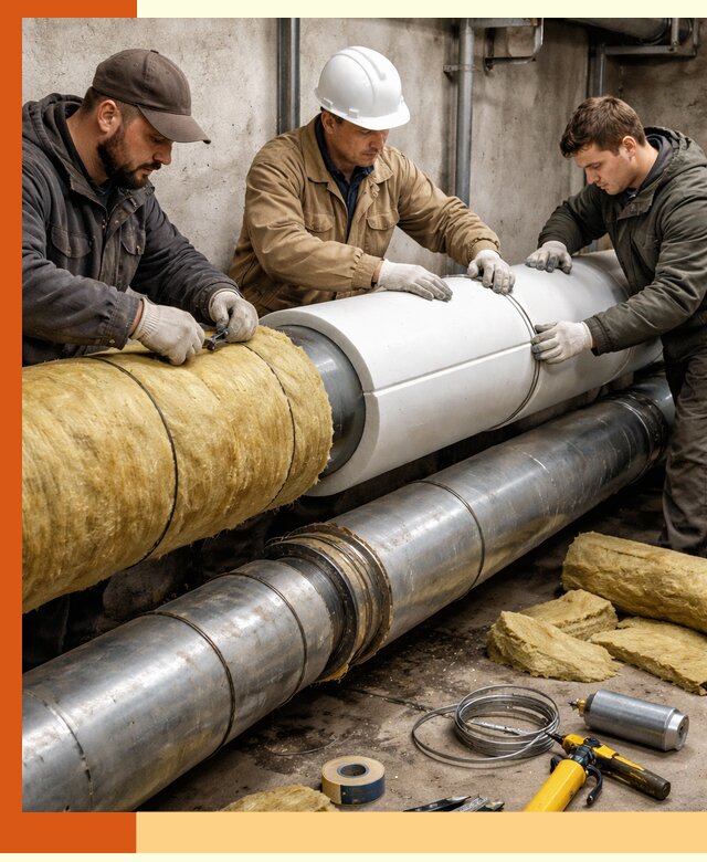 Утепление трубопровода в донском с гарантией энергоэффективности