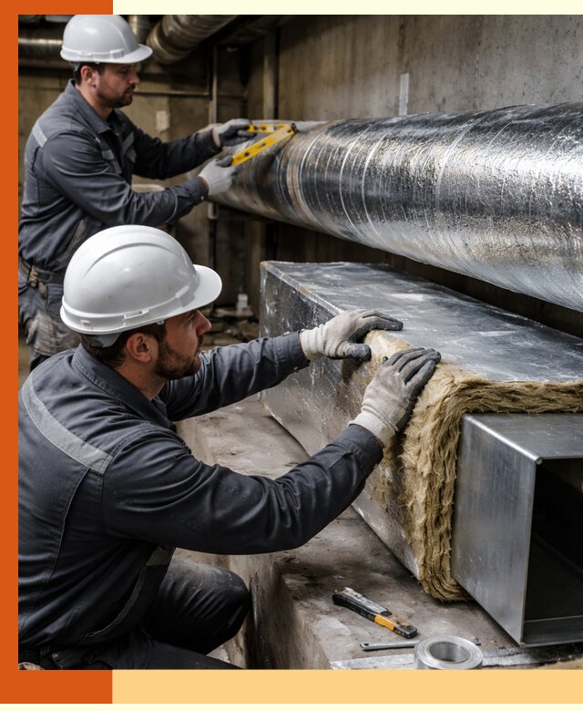 Профессиональное утепление воздуховодов и теплоизоляция в донском