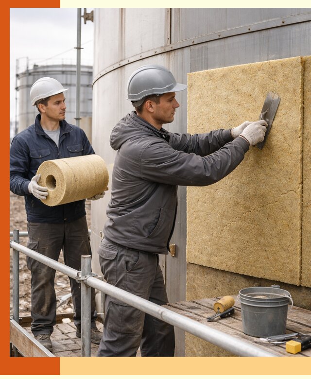 Профессиональное утепление резервуара и теплоизоляция в донском