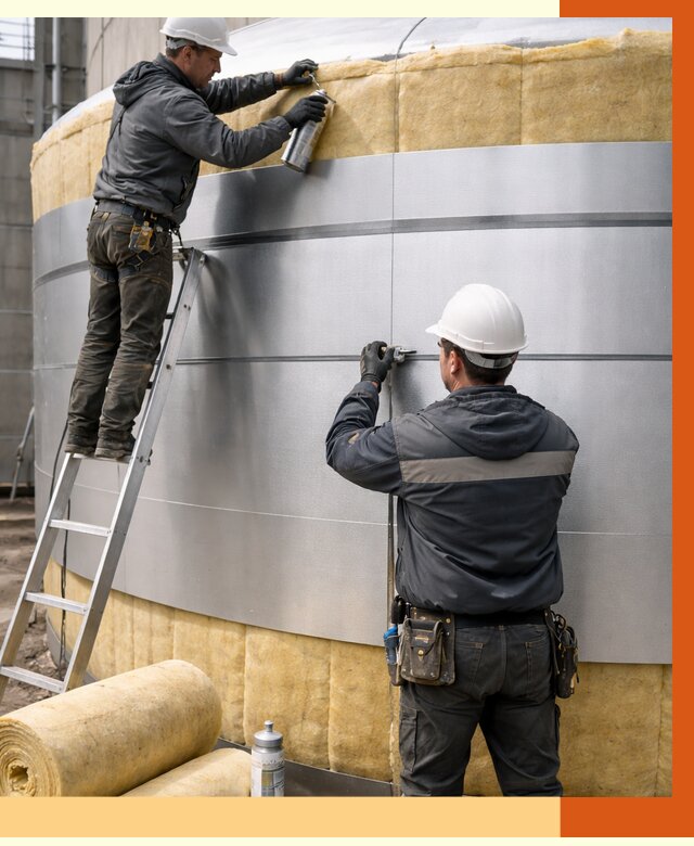 Утепление цистерны в донском пенополиуретаном от 14691 руб. под ключ | ТепломастерДнс