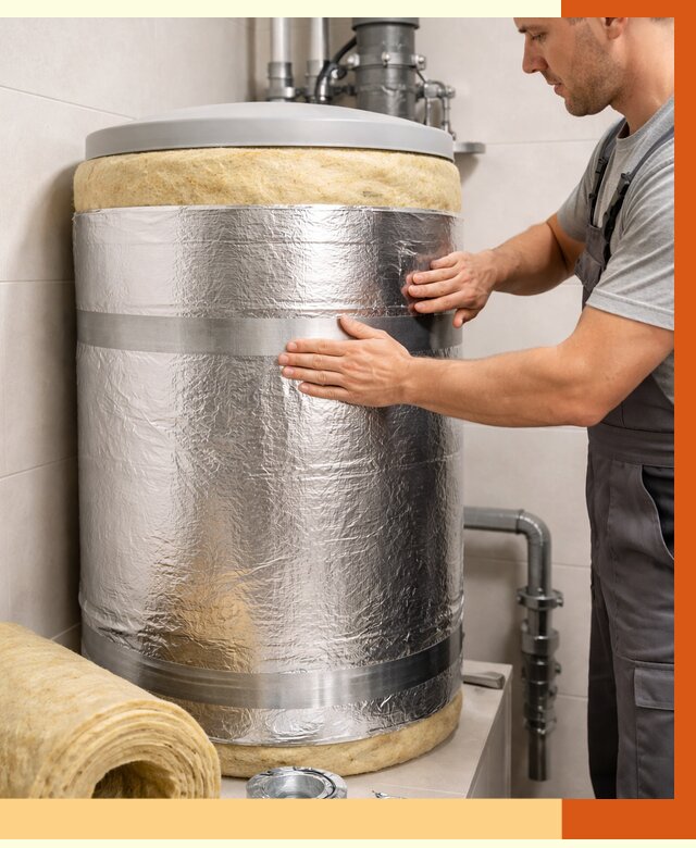 Утепление бойлера в донском от 4559 руб. под ключ | Утепление ППУ | ТепломастерДнс