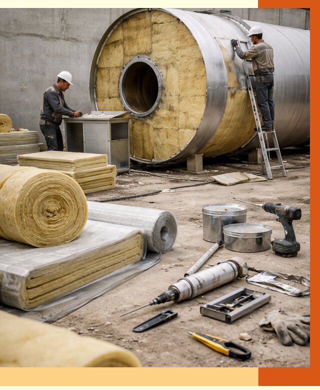 Утепление резервуара с топливом в донском от 27863 руб. под ключ | ТепломастерДнс