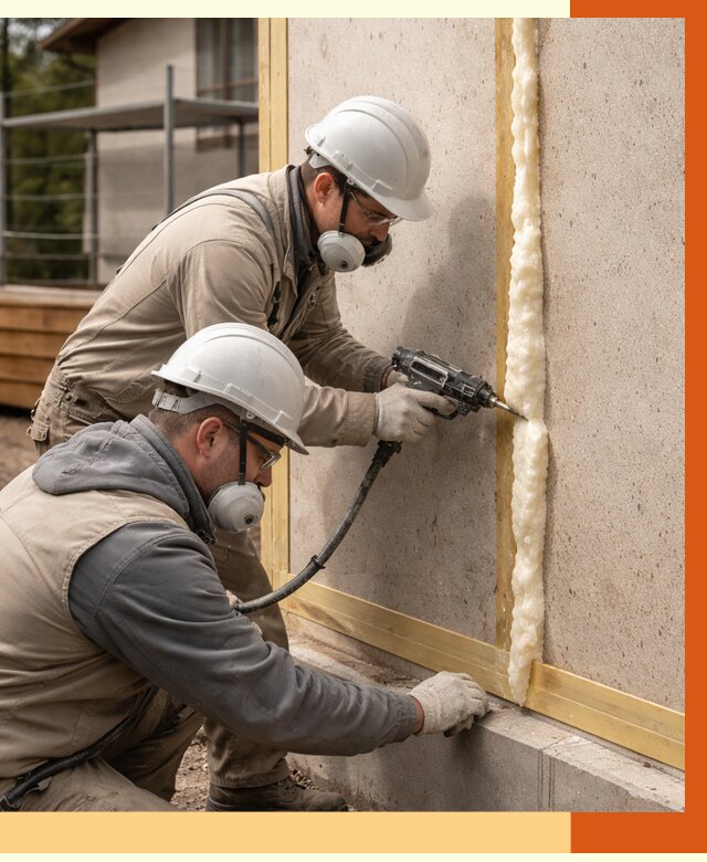 Утепление сип панелей ППУ в донском от 4863 руб. под ключ | ТепломастерДнс