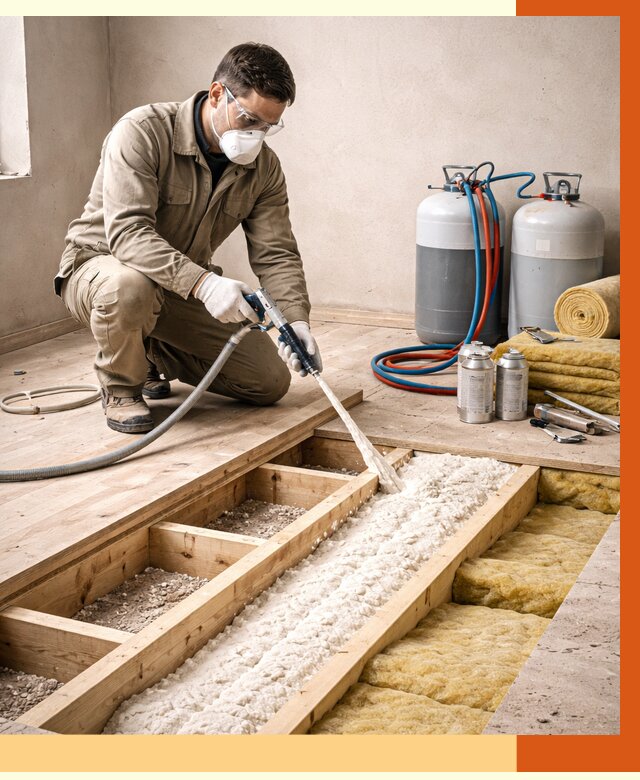 Заполнение полостей межэтажного перекрытия в донском от 4255 руб. | ТепломастерДнс