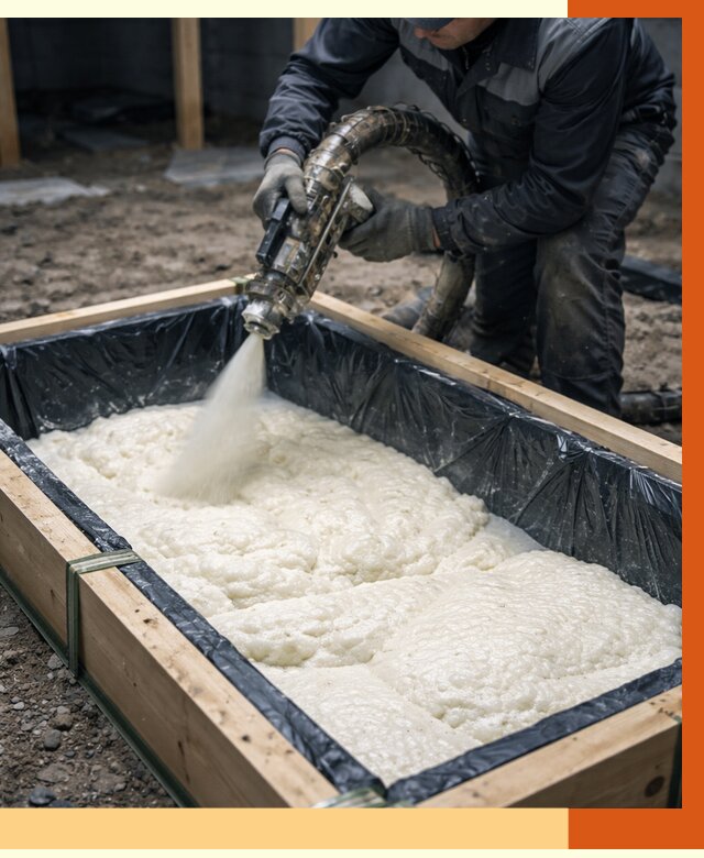 Заливка ППУ в формы в донском от 2533 руб. — утепление форм под ключ | ТепломастерДнс