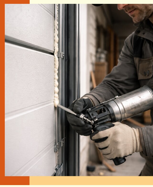 Заполнение пустот ворот в донском профессионально и герметично