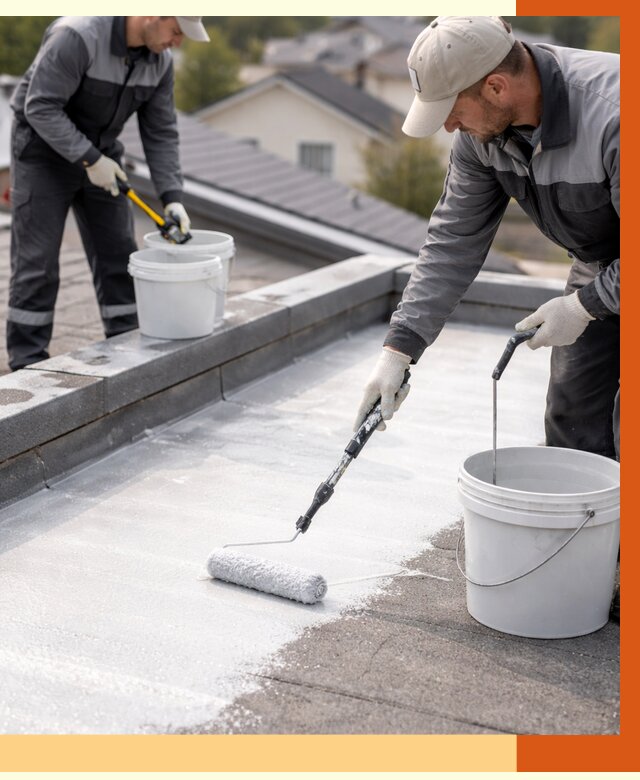 Утепление кровли жидкой теплоизоляцией в донском от 2178 руб./м2 | ТепломастерДнс