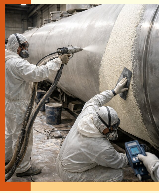 Утепление автоцистерн жидкой теплоизоляцией в донском