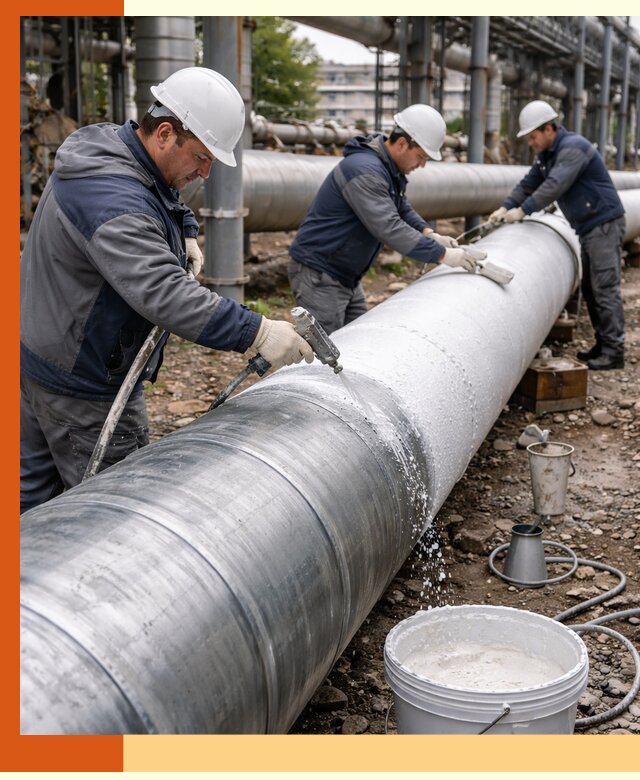 Утепление теплотрассы жидкой теплоизоляцией в донском