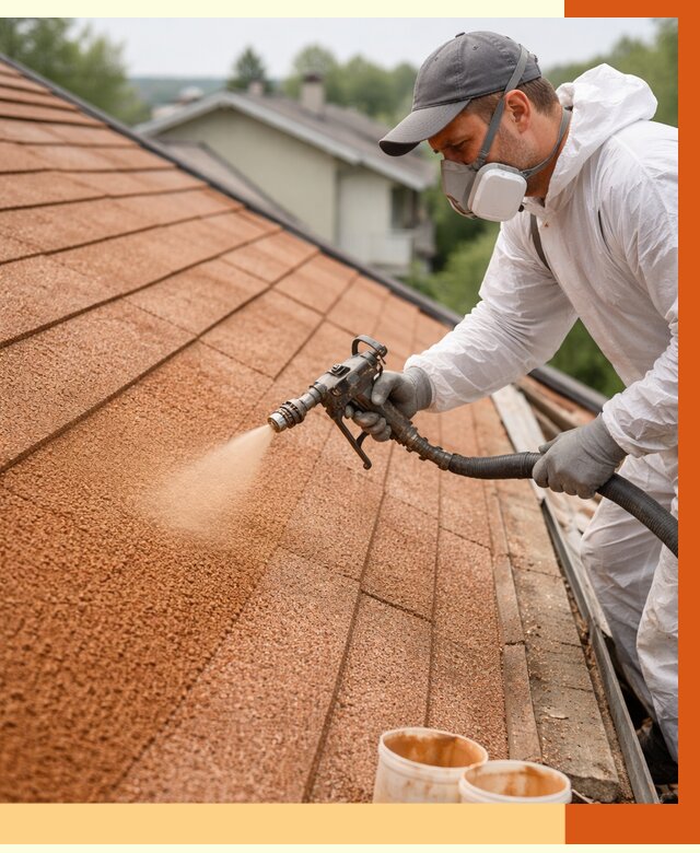 Утепление кровли жидкой пробкой в донском от 2736 руб./м² под ключ | ТепломастерДнс